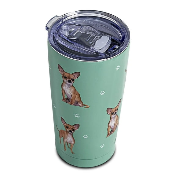 SERENGETI 20 Oz Stainless Steel Chihuahua Tumblers Vacuum Insulated Travel Mug