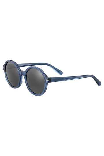 SERENGETI Joan SS577003 Polarized Smoke Sunglasses Shiny Crystal Blue Serengeti JOAN SS577003 Sunglasses - US main image 4