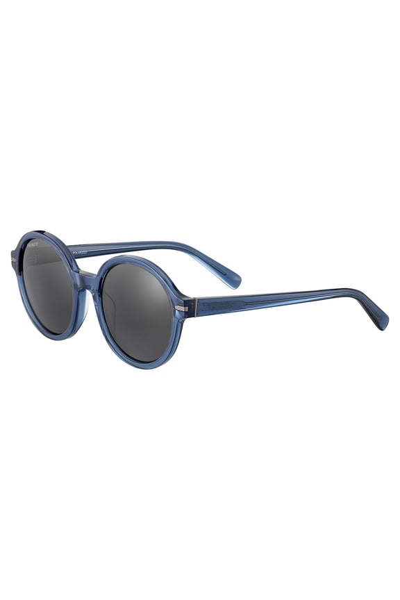 Joan SS577003 Polarized Smoke Sunglasses Shiny Crystal Blue