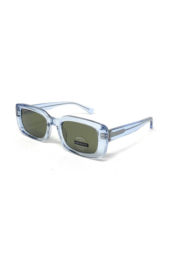 Nicholson SS540003 Blue Polarized Rectangle Sunglasses 51mm