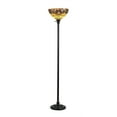 thumbnail image 1 of SERENITY Tiffany-style 1 Light Victorian Torchiere Floor Lamp 14" Shade, 1 of 2