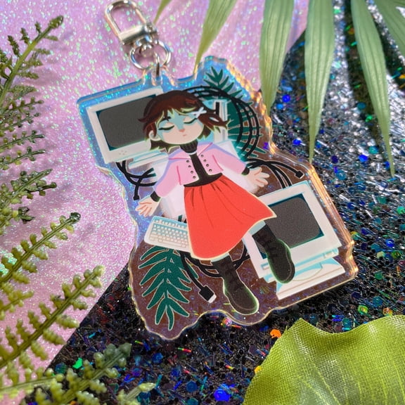 SERIAL EXPERIMENTS LAIN - 3" acrylic keychain (1 keychain)