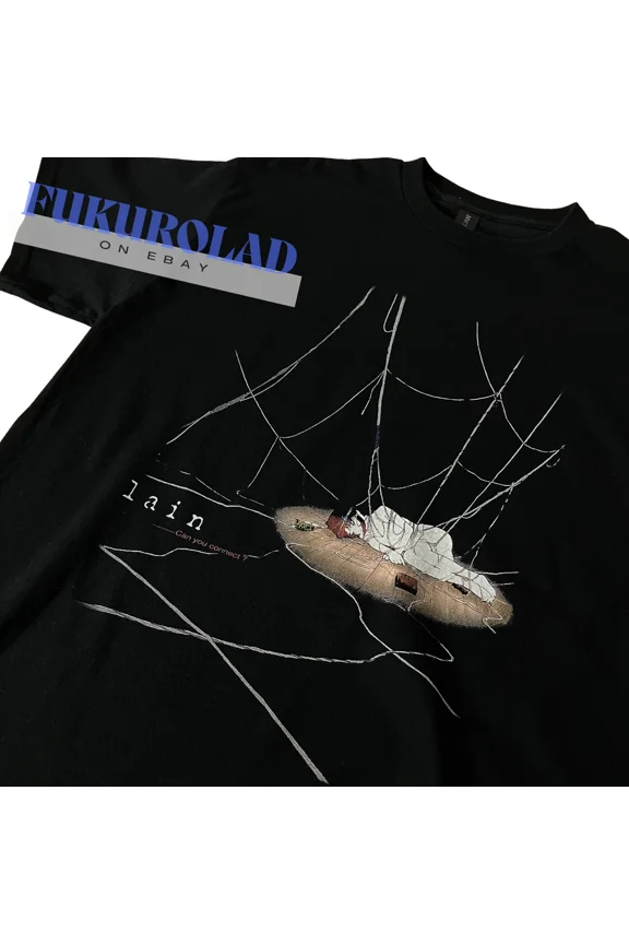 SERIAL EXPERIMENTS LAIN WIRED Anime T-SHIRT - GILDAN - QUALITY PRINT | eBay