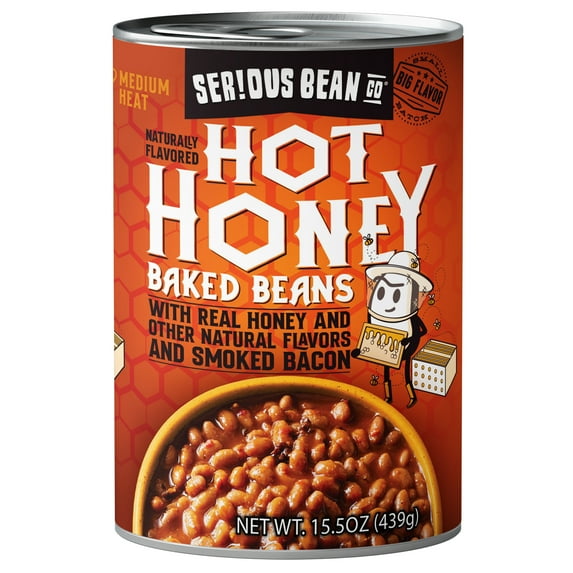 Serious Bean Co Hot Honey Baked Beans, 15.5 Oz