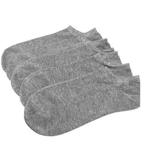 SERISIMPLE Women Soft Ankle No Show Athletic Low Cut Socks,5 Pair (Grey, Medium)