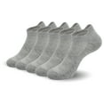 thumbnail image 1 of SERISIMPLE Women Thin Bamboo Ankle Sock Low Cut No Show Running Arch Support Socks 5 Pairs (Grey, Medium), 1 of 3