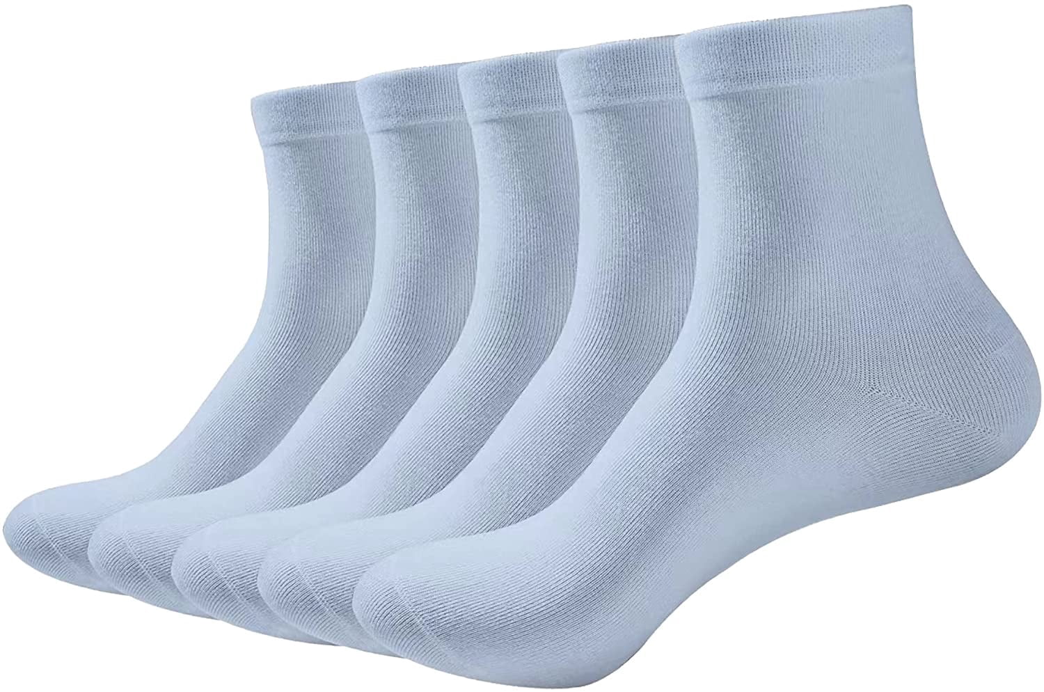 GoWith Men's No Show Socks - Rayon From Bamboo, Invisible, Seamless, Breathable, 3-6 Pairs Pack, Ankle Socks