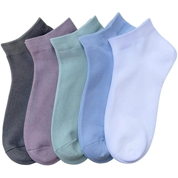 SERISIMPLE Women's Bamboo Socks and Ankle Socks Lightweight and Durable Breathable (Assorted3, Small)