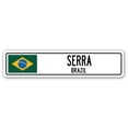 thumbnail image 1 of SERRA BRAZIL Street Sign Brazilian flag city country road wall gift, 1 of 5
