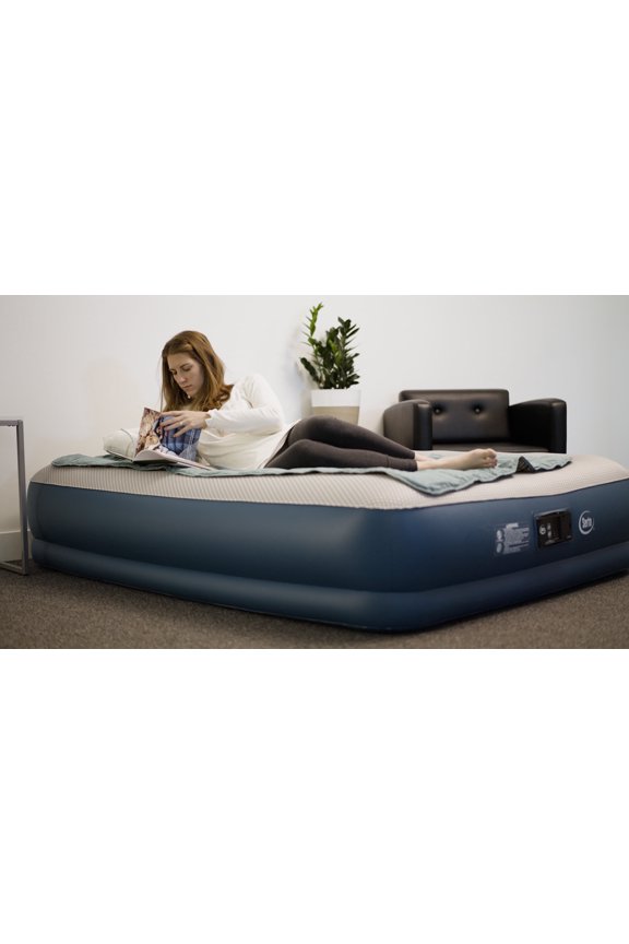 AIR 16" RAISED QUEEN WITH 1 TOUCH PUMP