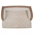 SERTA XL Luxury Sleeper Sofa Pet Bed, Brown 43" x 30"
