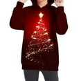 thumbnail image 1 of SERTG Big Kids Christmas Holiday Print Hoodie Long Sleeve Round Neck Pullover Casual Top for Boys and Girls 4-14 Years(Multicolor,11-12 Years), 1 of 6