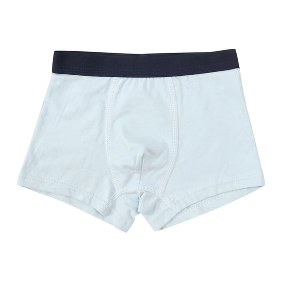 SERTG Boys Cotton Mid Waist Boxer Briefs Solid Color Everyday Comfort Casual Kids School Activities Breathable Shorts Underwear