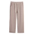 thumbnail image 1 of SERTG Boys' Fall Winter Long Pants Fashion Soft Solid Color Straight Leg Casual Sports Pants for Kids 3-15 Years(Gray,7-8 Years), 1 of 6