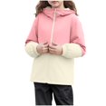 thumbnail image 1 of SERTG Boys Fashion Casual Jacket Hooded Zip Front Long Sleeve Active Versatile Outerwear for Children 4-15 Years(Pink,14 Years), 1 of 7