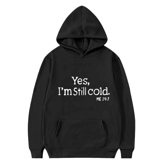 SERTG Children Casual Hooded Top Loose Printing Fall Winter Long Sleeved with Pockets Hooded Sports Top for Kids 2-13 Years(Black,2-3 Years)