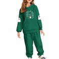 thumbnail image 1 of SERTG Children's Halloween Two-Piece Set Hooded Sweatshirt with Cute Printed +Casual Long Pants Long Sleeved Set Tops and Pants for Kids 2-13 Years(Army Green,4 Years), 1 of 5