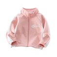 thumbnail image 1 of SERTG Children's Long Sleeve Oversized Zip Up Hoodie Outwear with Pockets for Child and Child Casual and Comfortable Loose Jackets(Pink#1,7 Years), 1 of 5