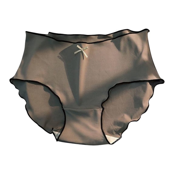 SERTG Girls Cotton Mid Waist Seamless Underwear Thin Kids Summer Comfort Everyday School Activities Breathable Briefs