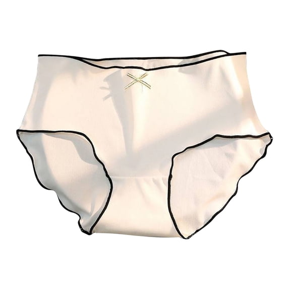 SERTG Girls Cotton Mid Waist Seamless Underwear Thin Kids Summer Comfort Everyday School Activities Breathable Briefs