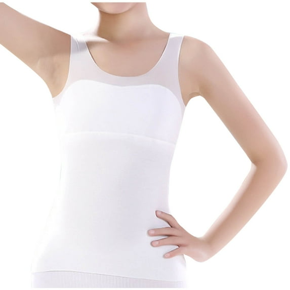 SERTG Girls Long Training Bra Stretch Cotton Slim Sleveless Unpadded Bralette Solid Color Comfort School Daily Wear Fit Tube Top(White,9-10 Years)