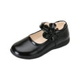 thumbnail image 1 of SERTG Girls Mary Jane Shoes with 3D Flower Hook and Loop Round Toe Soft Non Slip Breathable Dress Shoes for Daily School and formal Occasions(7-8 Years), 1 of 7