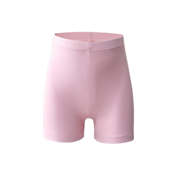 SERTG Girls Solid Color Thin Breathable Underwear Sports Play Comfort Casual Boyshorts Kids Boxer Briefs
