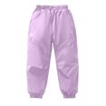 thumbnail image 1 of SERTG Kids Fashion Fall Winter Pants Soft Waterproof Warm and Thick Pants Casual Long Pants for Children 4-15 Years(Purple,14 Years), 1 of 5