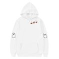 thumbnail image 1 of SERTG Kids Halloween Print Hooded Sweatshirt Fashion Loose Casual Printed Long Sleeved with Pockets Top for Children 2-13 Years(White,9-10 Years), 1 of 3