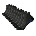 thumbnail image 1 of SERTG Men's 5 PC Sports Cotton Socks High Socks Long Solid Color Breathable Running Athletic Odor Casual Footwear Socks Football Socks(Gray,S), 1 of 3