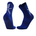 thumbnail image 1 of SERTG Men's Fashion Ankle Socks Multi Sports Socks Spring Summer Fall Breathable Cushioned Mid Crew Running Cycling Hiking Outdoor Comfortable Socks(Blue,Free Size), 1 of 3