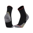 thumbnail image 1 of SERTG Men's Sports Socks Fashion Solid Color Spring Fall Breathable Running Cycling Hiking Outdoor Soft Socks Crew Socks(Black,Free Size), 1 of 2
