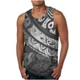 thumbnail image 1 of SERTG Men's Vest Fitness Homewear Festival Solid Color T-shirt Sports Exercise Fashion Casual Breathable Workout Base Layer Running Tops(Dark Gray,S), 1 of 5