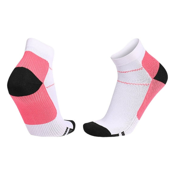 SERTG Unisex Crew Socks Breathable Mid Socks Odor Sports Crew Socks for Men Women Socks All Seasons Comfortable Wicking Socks(Pink,Free Size)