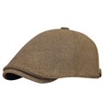thumbnail image 1 of SERTG Unisex Hat French Wool Beret Hat Classic Retro Soft Winter Solid Color Fashion Comfortable Flat Cap Hat(Coffee,Free Size), 1 of 7