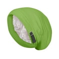 thumbnail image 1 of SERTG Unisex Hat Solid Color Fashionable Elastic Double-Layer Adjustable Sleeping Cap Head Cap Beanie Hat(Green,Free Size), 1 of 6