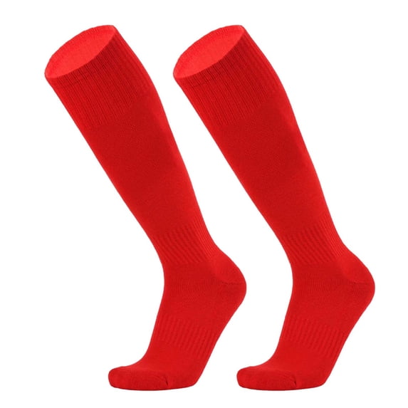 SERTGUTR Kids Soccer Socks Knee High Tube Sportswear Breathable Sweat Wicking Cushioned Footbed Non Slip Athletic Training Games Everyday Wear