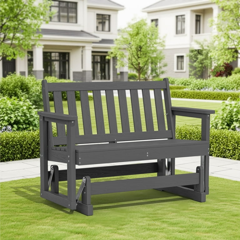 Porch Glider Polywood Benches On Sale SERWALL Outdoor Glider Bench