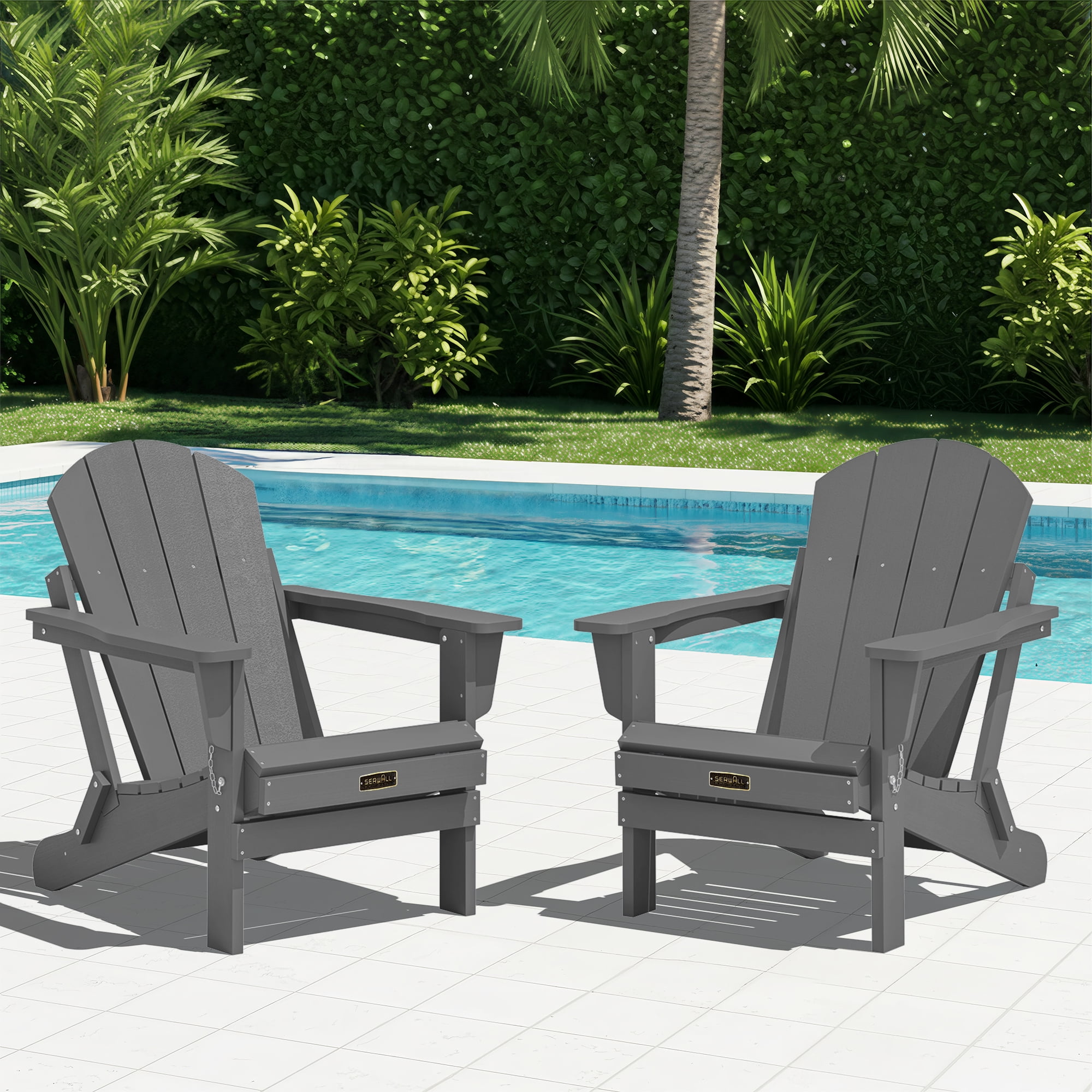 Foldable Seating Examples Adirondack Chair Foldable - SERWALL Foldable Adirondack Chair Set of 2 ...