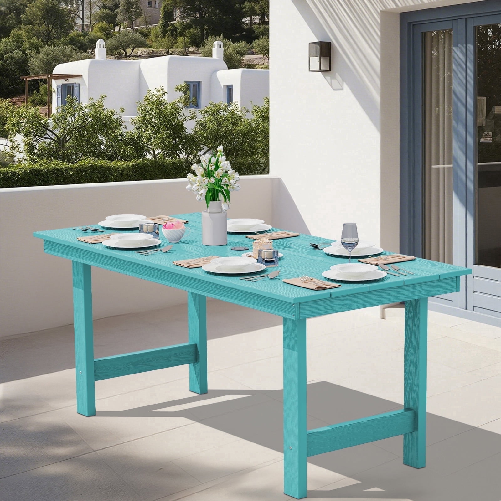 SERWALL Outdoor Dining Table, 67