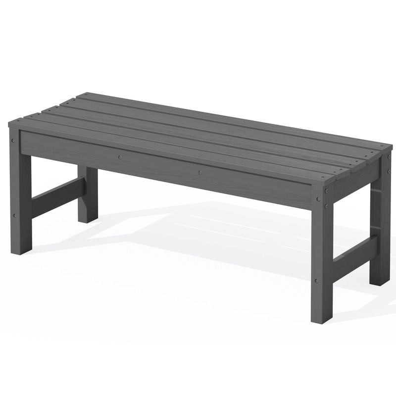 SERWALL Outdoor Park Bench for 2 Person - Walmart.com