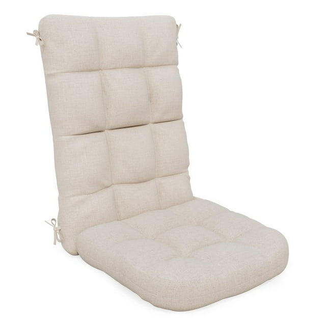 SERWALL Outdoor Rocking Chair Cushion, Beige