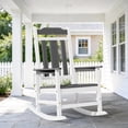 thumbnail image 1 of SERWALL Oversize Rocking Chairs, Outdoor Rocker for Porch, HDPE Rocking Chairs, 1 of 9