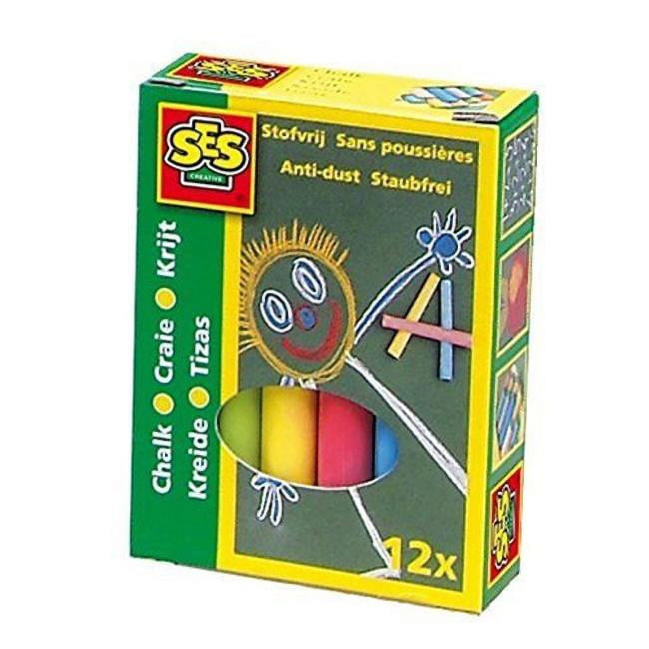 SES Creative 201 Blackboard Chalk, 12 Per Pack - Case of 24