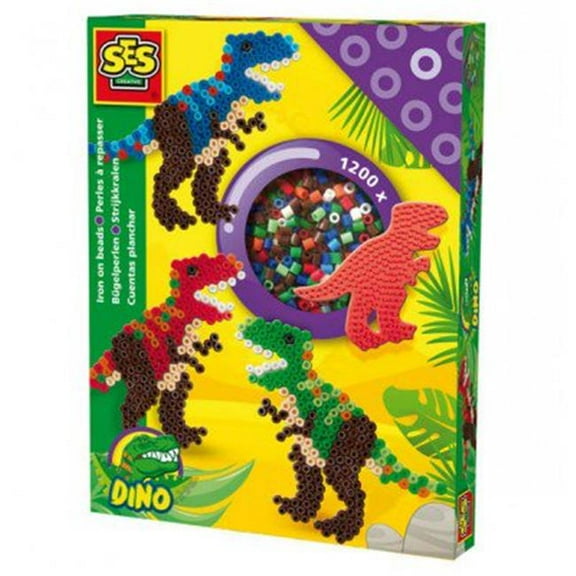 SES Creative 6117 Iron On Beads - T-Rex, Case of 8