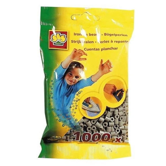 SES Creative 716 1000 piece Beads, Gray - Case of 10