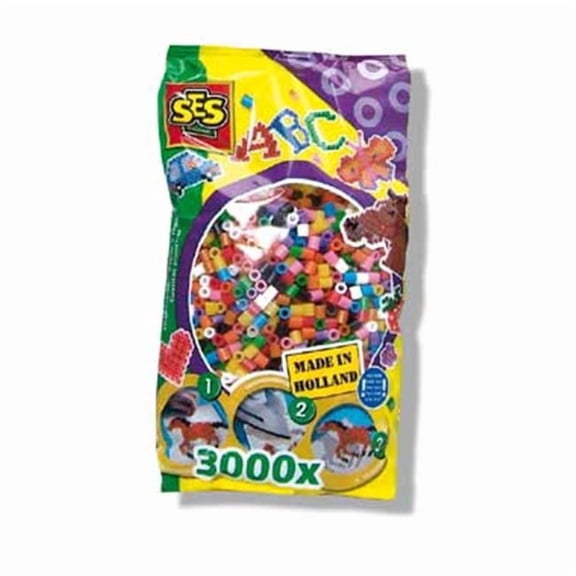 SES Creative 771 3000 piece Iron On Beads - Basic Set, Case of 12