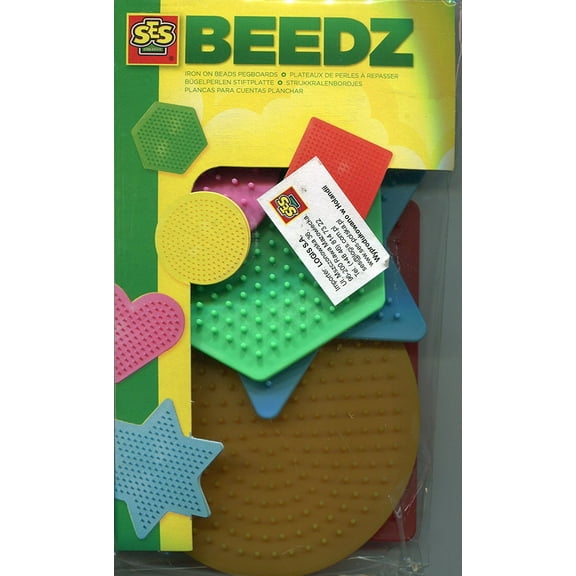 SES Creative Iron On Beads Pegboard - 5 Small Pcs.