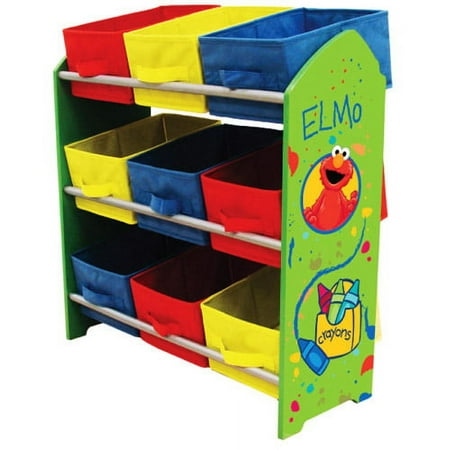 SESAME 9 BIN FABRIC TOY ORGANIZER