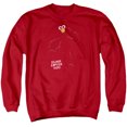 thumbnail image 1 of SESAME STREET/ELMO LOVES YOU-ADULT CREWNECK SWEATSHIRT-RED-SM, 1 of 1
